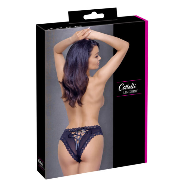 Blonde Brief Trusse med Snører